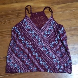 Wine colored tank